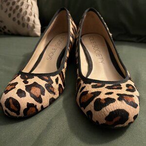 Sole Society Women's Round Toe Jocelyn Pump 7.5 Leopard print